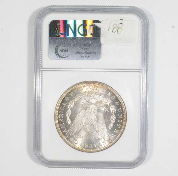 MS65 1879-S Morgan Silver Dollar - OBV Lamination - Graded NGC