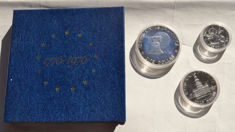 4 1976 3 Piece Bicentennial Silver Proof Sets