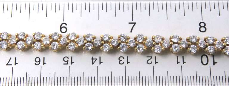 Vintage Sterling Silver Cubic Zirconia Bracelet