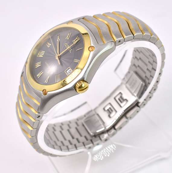 Ebel Automatic Watch with 18K Yellow Gold Accents