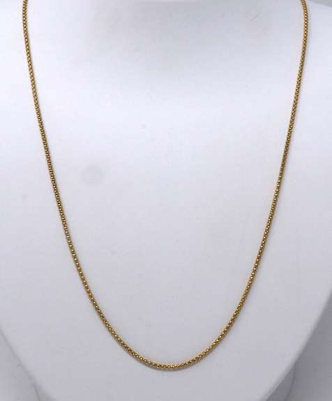 Sterling Silver Popcorn Chain Necklace