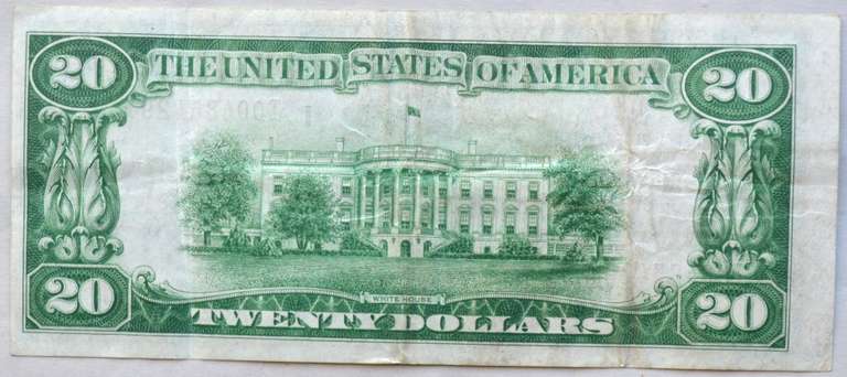 Clean 1929 $ 20 Minneapolis National Series Note