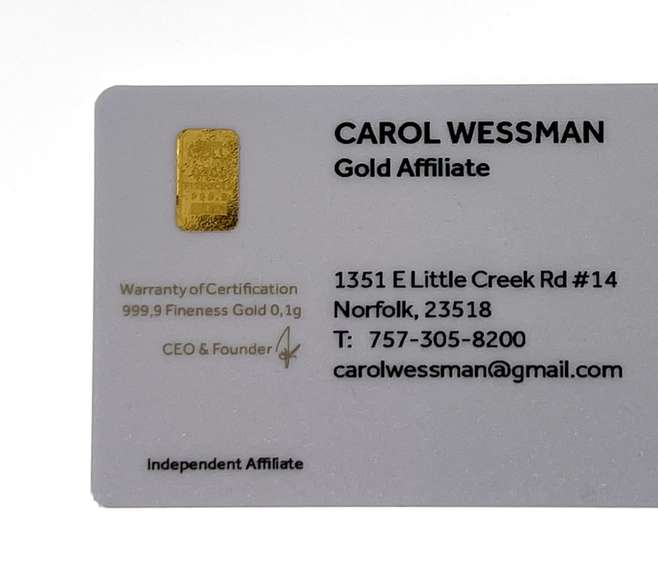 1/10 Gram Gold Bar