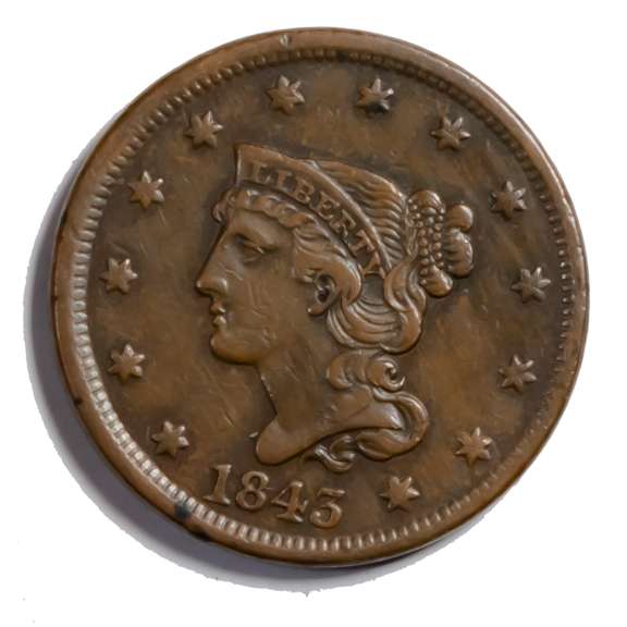 1843 Large Cent