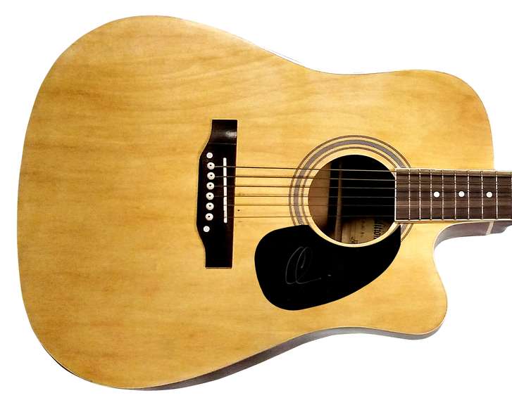 Maroon 5 Adam Levine Signed Acoustic Guitar ACOA