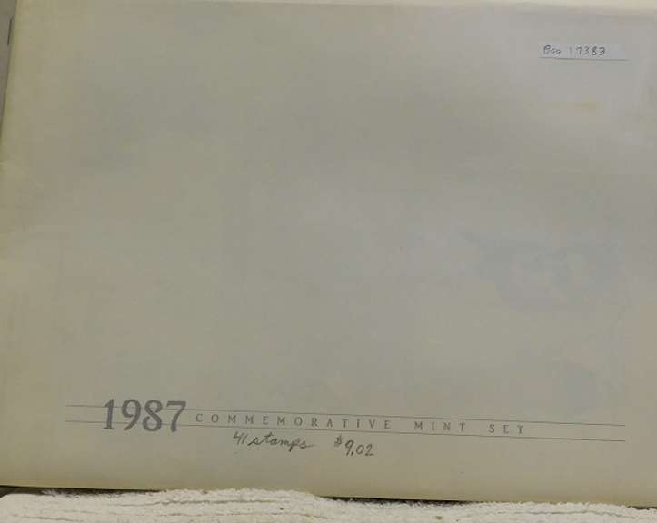 Stamps: 1987 Comm Mint Set apx $9.02