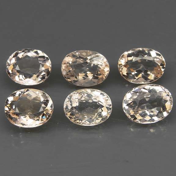 Whisper pink! 6.16ct untreated Morganite set