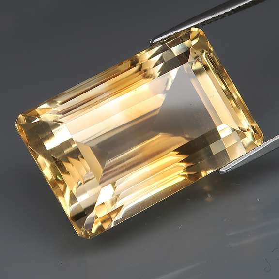 Phenomenal high gem grade 51.31ct eye clean Citrine