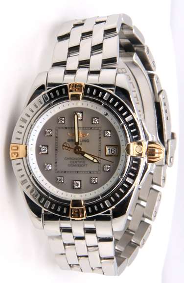 Breitling Cockpit Mop Diamond Dial Watch