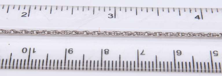 Vintage Sterling Silver Rope Chain Necklace