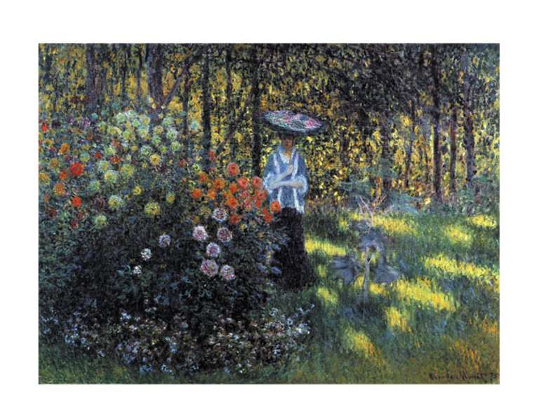 Claude Monet Woman with a Parasol in the Garden of Argenteuil