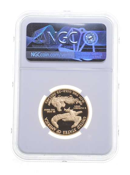 PF70 UCAM 2011-W $25 American Gold Eagle - 25th Anniversary - NGC