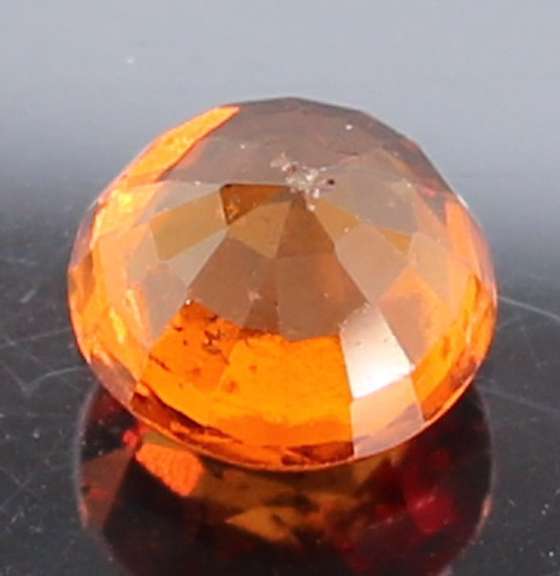 Amazing red orange color in this 2.66ct Garnet