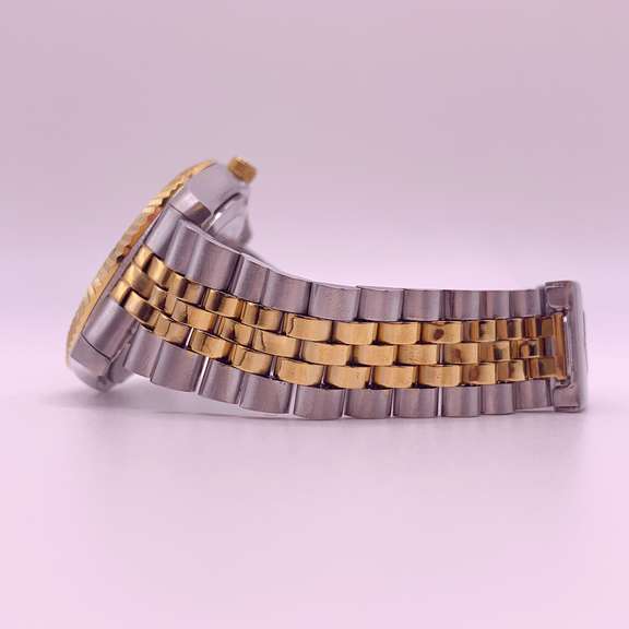 Men's Stainless Steel Diver Watch with Day Date