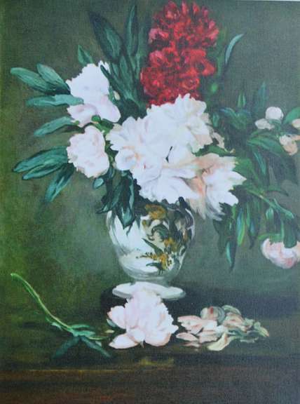 Edouard Manet Still Life Vase with Peonies