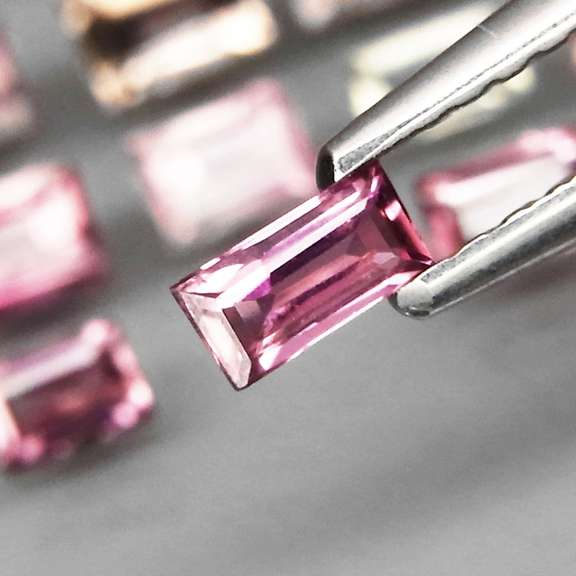 Fancy colored 4.09ct Songean Sapphire parcel