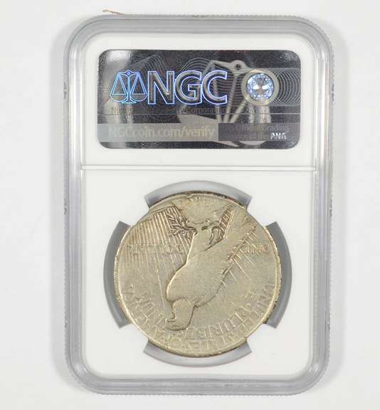 VF30 1921 Peace Silver Dollar - High Relief - 100th Anniversary - NGC