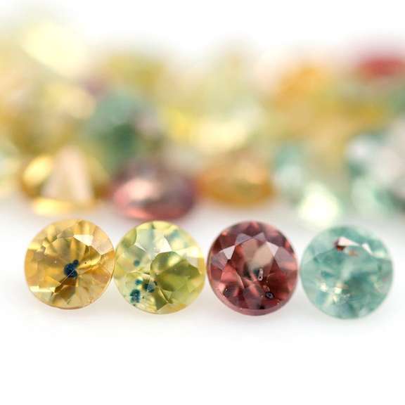 Ravishing 6.66ct diamond cut Songean Sapphire set