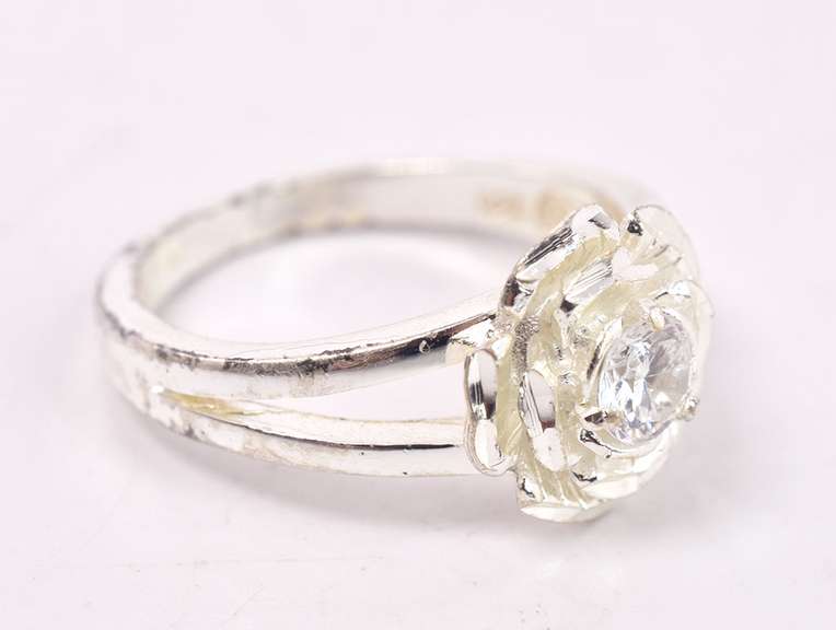 Rose Ring in Sterlin Silver