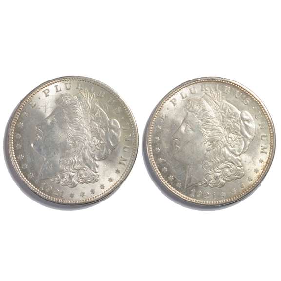 1921 1921 D BU Morgan Dollars