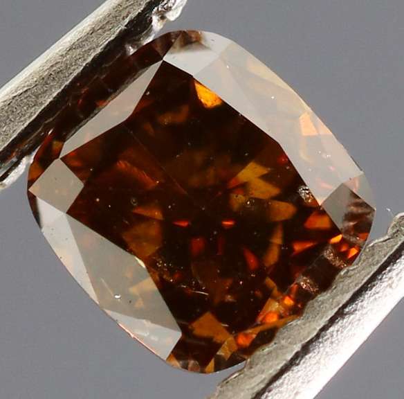Stunning .36ct cushion cut chocolate Diamond