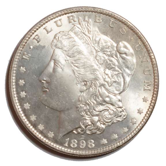 1898 Choice BU Morgan Dollar