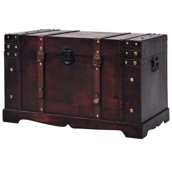 Wooden Pantry Cabinet Storage Cabinet Treasure Chest