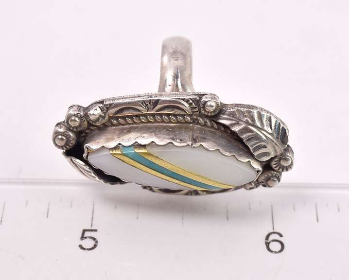 Native American Style Ring in Sterling Silver