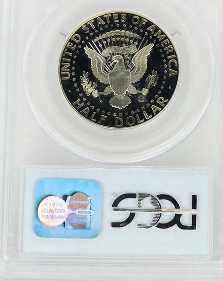 1999-S Kennedy 50 Cent Coin, Graded