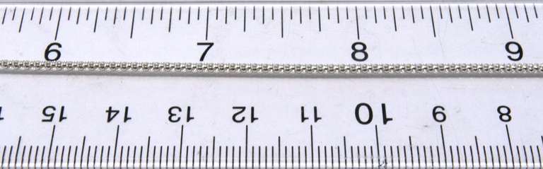 Italian Popcorn Sterling Silver Necklace