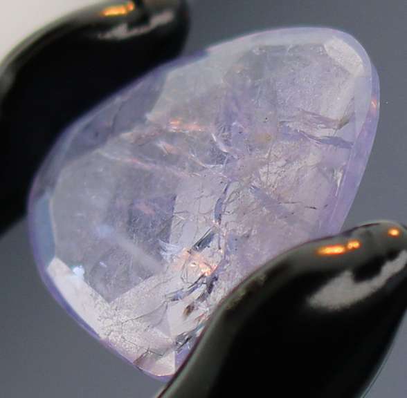 Flat Rose Cut! 5.65ct violet blue Tanzanite
