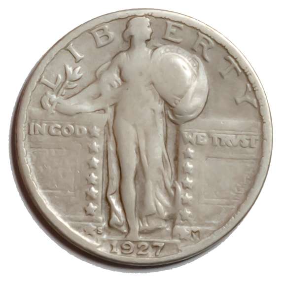 Full Date 1927 S Standing Liberty Quarter