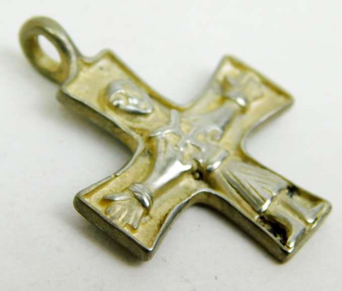 Vintage Kopi Denmark Sterling Cross Pendant