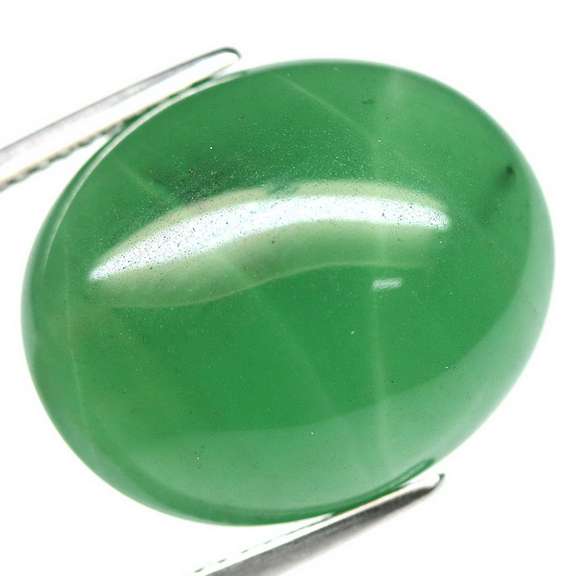 Gorgeous 19.66ct rich green Aventurine cabochon