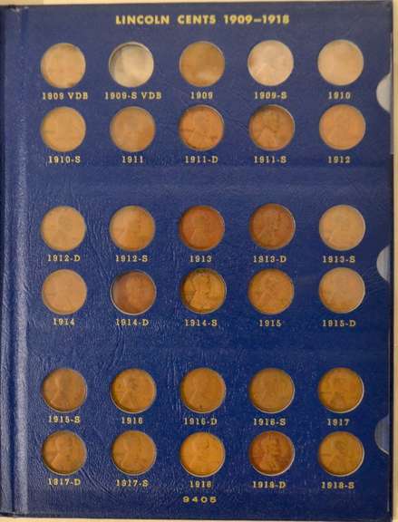 Lincoln Set 1909-1940 Missing Key Dates