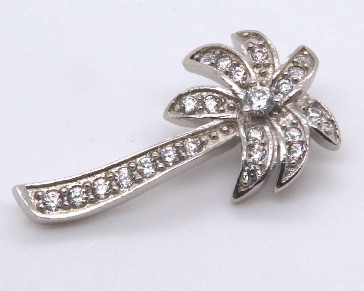 Group Lot of 3 Cubic Zirconia Pendants