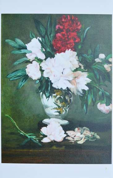 Edouard Manet Still Life Vase with Peonies