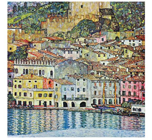 Gustav Klimt - Malcena at the Gardesee