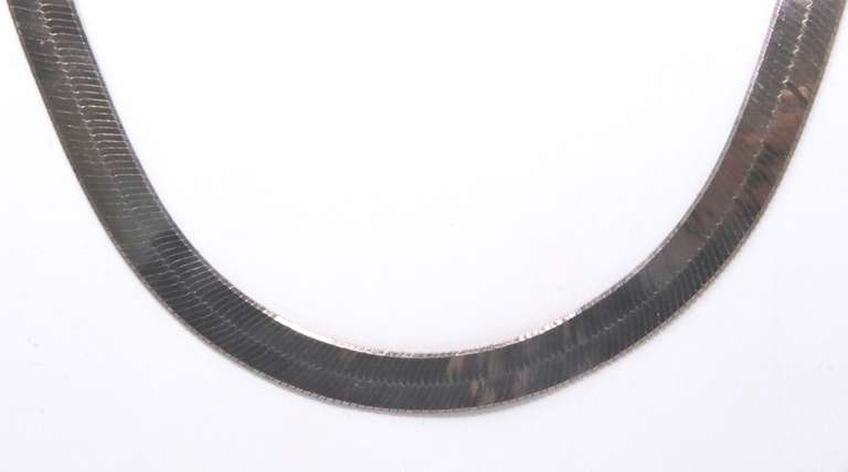 Vintage Italian Sterling Silver Necklace