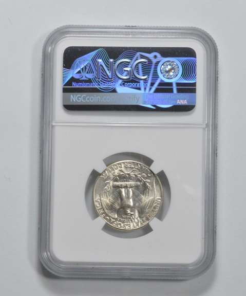 MS67 1946-D Washington Quarter - Graded NGC