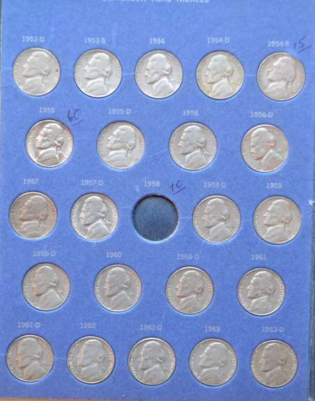 2 Jefferson Nickel Sets Complete 1938-1961