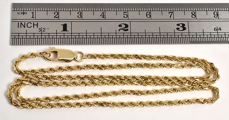 PracticalDiamond Cut Rope Necklace