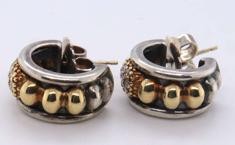 Lagos Caviar Diamond Earrings