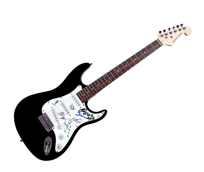 Robert Johnson Tribute Concert Autographed Guitar Rundgren Gray Taylor Reid ACOA