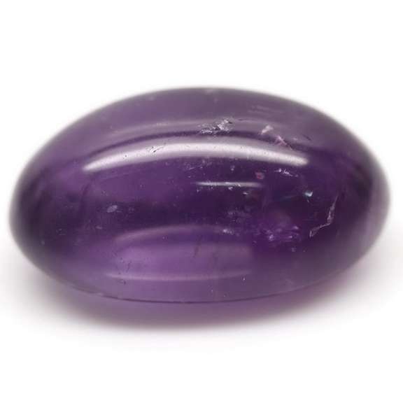 Huge! 75.83ct deep violet Amethyst cabochon