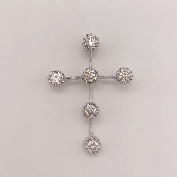 14kt White Gold & Diamond Pendant