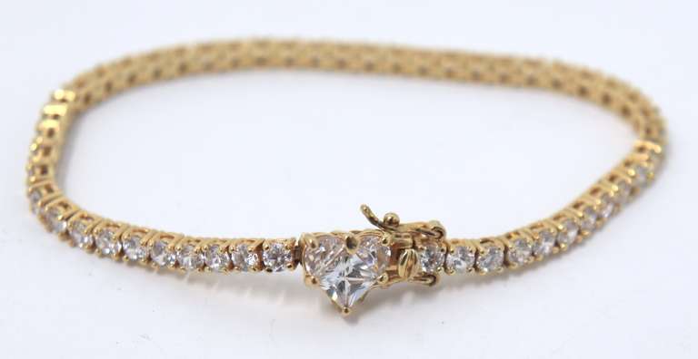 Sterling Silver Cubic Zirconia Bracelets