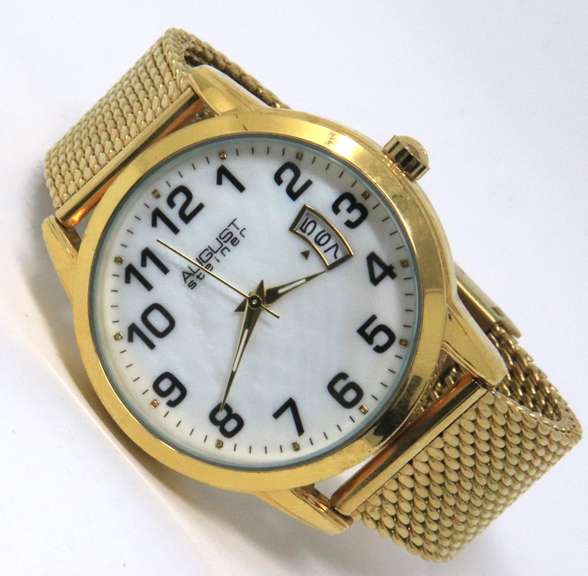 August Steiner Mother of Pearl Dial Watch