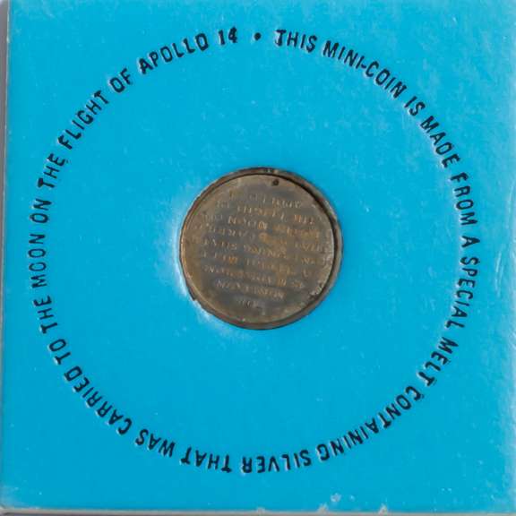 Apollo 14 10000 Grain Silver Medal