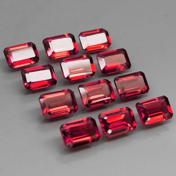 Ravishing wine red 8.61ct untreated Garnet set